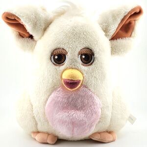 Strawberry Milk Emoto-Tronic Furby Taito Kuji A Prize White Pink Plush 2025